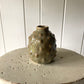 The Pistachio Dot Ceramic Vase (approx 12cm) including posy of flowers