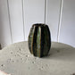 Textured Moss Ceramic Vase (approx 11cm) including posy of flowers