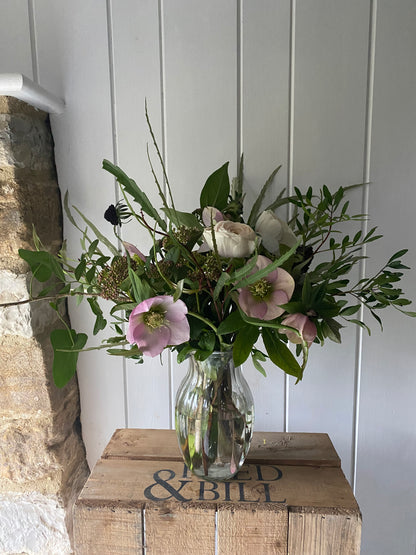 Seasonally Inspired Bunch - with a choice of Vase