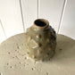 The Pistachio Dot Ceramic Vase (approx 12cm) including posy of flowers