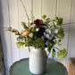 Ceramic Jug - including a posy of flowers